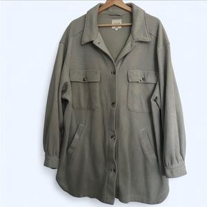 Gentle Fawn Mint Green Shacket